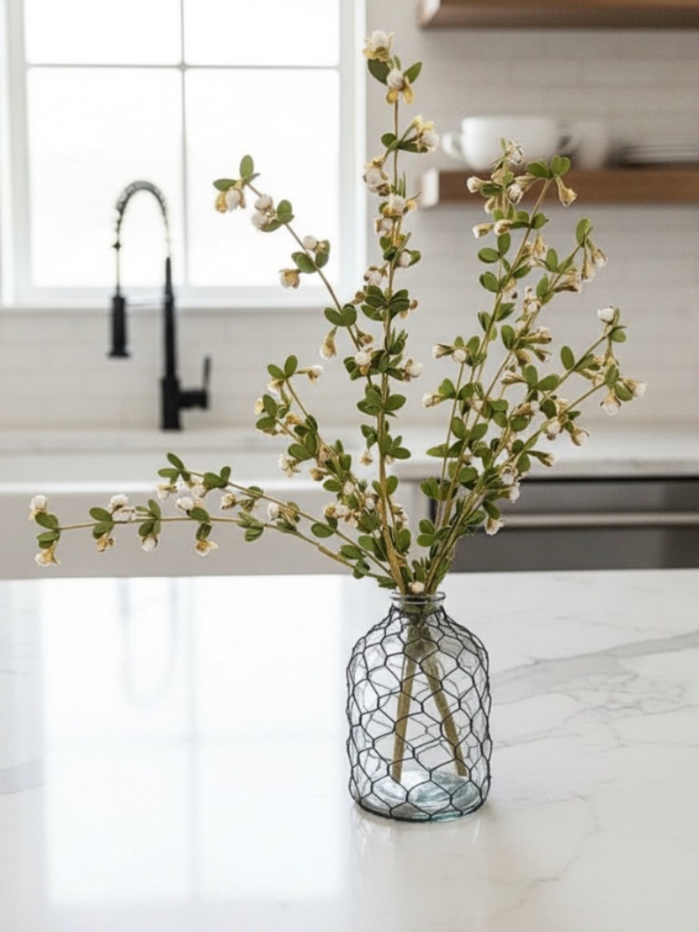 Bundle of Vase & Floral Stems